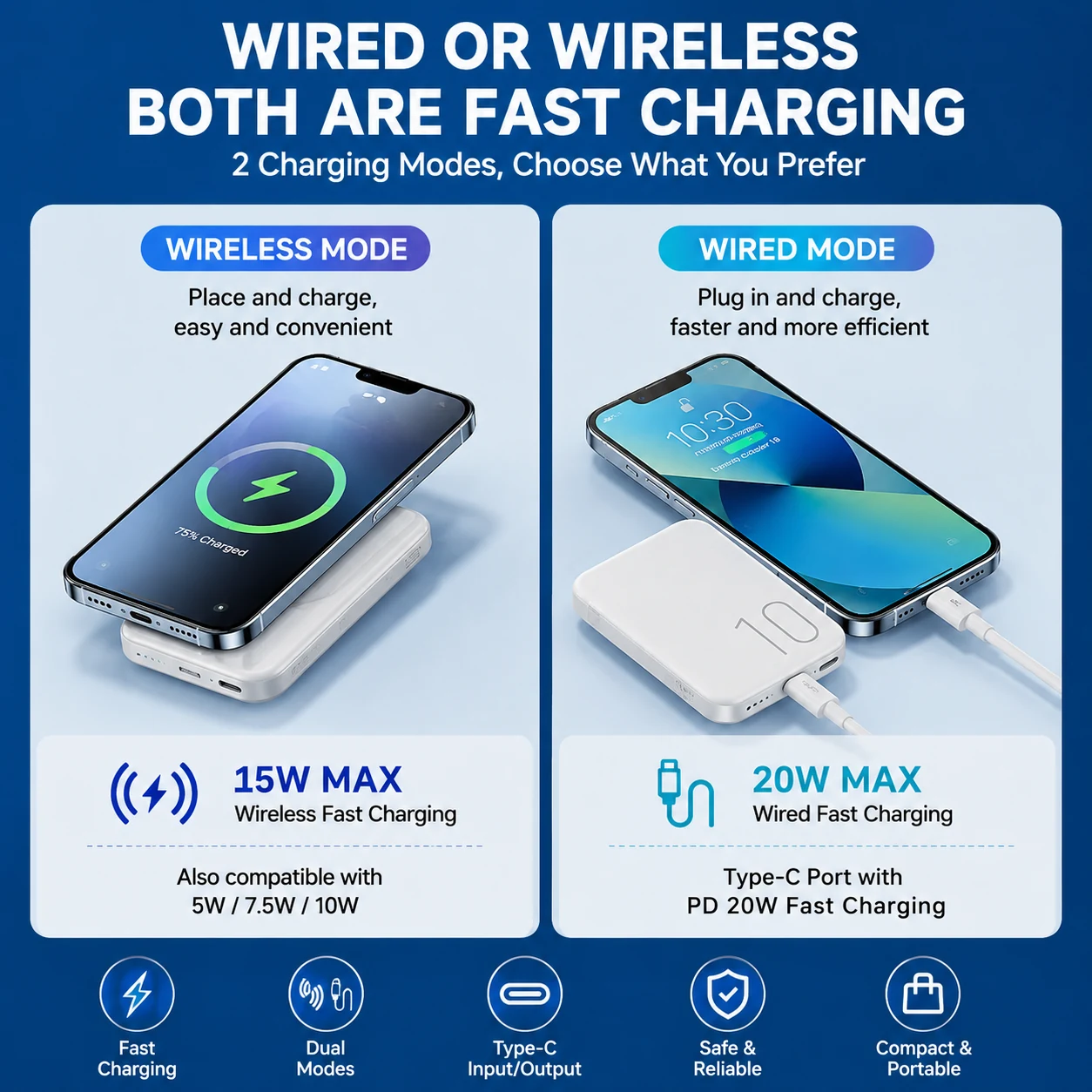 REMAX Ultra Slim Magnetic Wireless Power Bank – ButterFly BD image 4