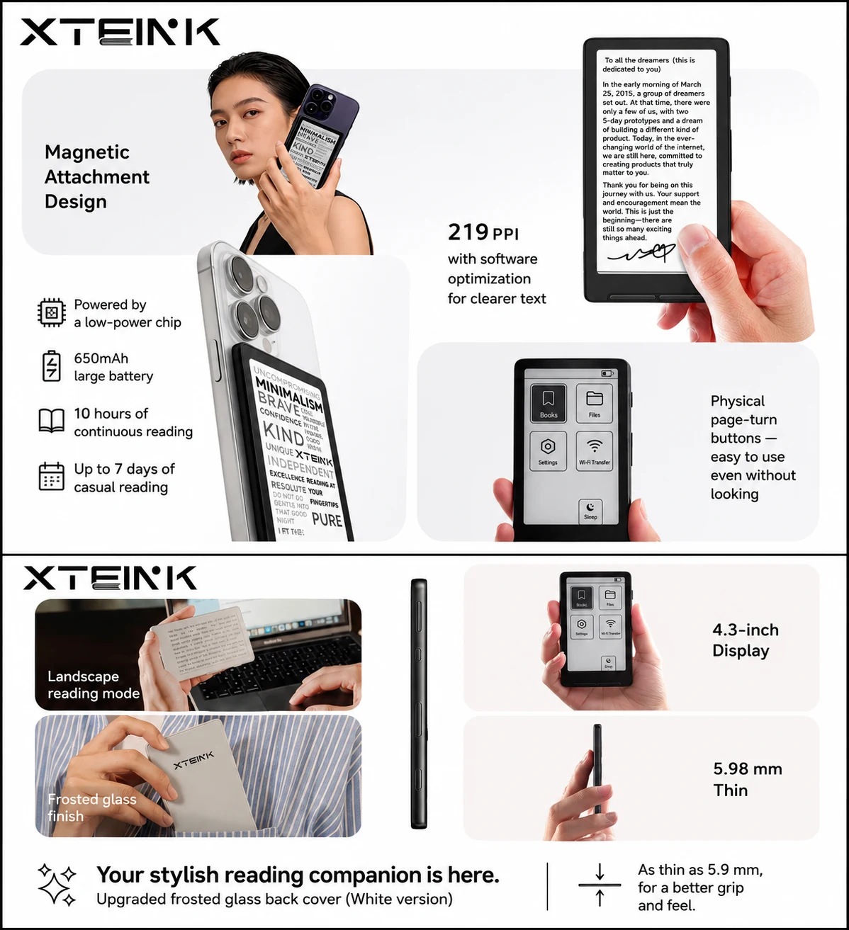 Portable e book reader – ButterFly BD