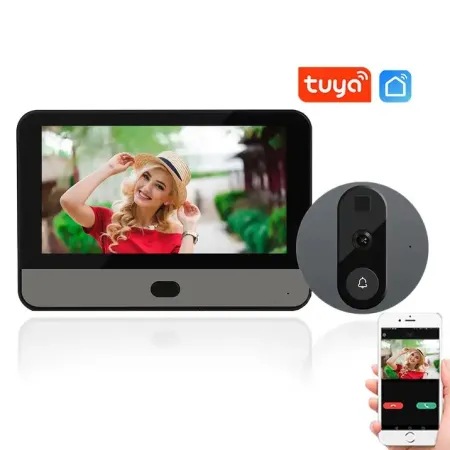 Wifi Wireless 1080P Video Doorbell Camera Tuya Smart Wifi Visual Door Bell and Video Intercom for Home Apartment – ButterFly BD
