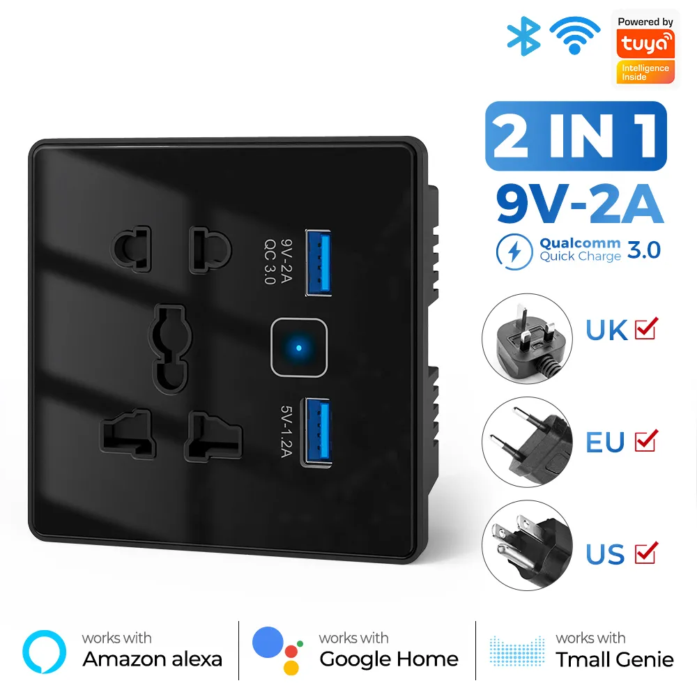 Smart 6 Pin Socket Gang & USB Switch – ButterFly BD image 4